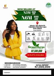 Land for sale Igbonla/eko Ranch/ Behind St Augustine University Epe Lagos