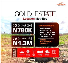 Land for sale Iloti/ Gold Estate/ Pan Atlantic University Epe Lagos