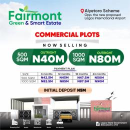 Land for sale Aiyetoro Scheme/ Fairmont Green & Smart Estate Commercial/ Opp. The Int'l Airport Free Trade Zone Ibeju-Lekki Lagos