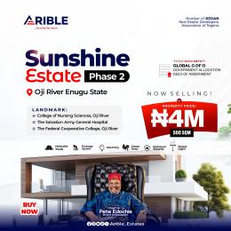 Land for sale Sunshine Estate Oji-River Enugu