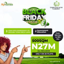 Land for sale Pan African University Epe Road Epe Lagos