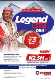 Land for sale Oba Idemili south Anambra