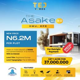 Land for sale Asake 3.0 Estate, Omu, Ketu Expressway Epe Road Epe Lagos