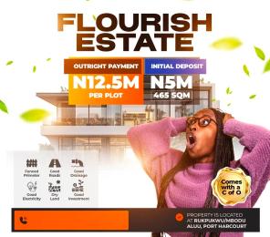 Land for sale Flurish Estate Rupkpokwu Port Harcourt Rivers