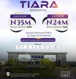 Land for sale Tiara Estate Along Lekki Epe Expressway Eleranigbe Ibeju-Lekki Lagos