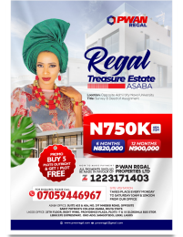 Land for sale Opposite Admiralty Naval University Oshimili North Delta