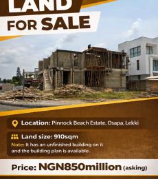 Land for sale Pinnock Beach Estate Osapa london Lekki Lagos