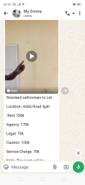 1 bedroom Flat / Apartment for rent Sunny Villa Estate Ado Ajah Lagos