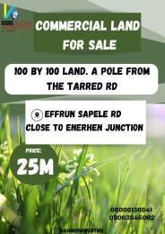 Land for sale Effurun Sapele Road Close To Enerhen Junction Warri Delta