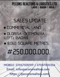 Land for sale Olorisa Oko Moniya Ibadan Oyo