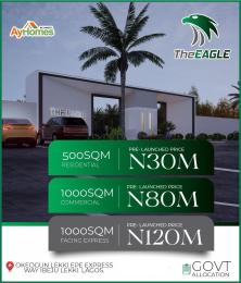 Land for sale Eagle City Estate Along Lekki Epe Expressway Okegun Eleko Ibeju-Lekki Lagos