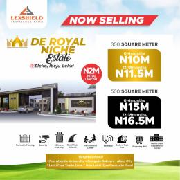 Land for sale 2 Minutes From Eleko Junction Right On Lekki Epe Expressway Way Eleko Ibeju-Lekki Lagos