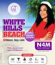 Land for sale Whitehills Beachfront Estate, Ode Omi Ibeju-Lekki Lagos