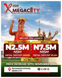 Land for sale Aduwawa Bypass Central Edo