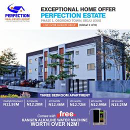 3 bedroom Flat / Apartment for sale Perfection Estate, Osoroko, 3 Minutes From Dangote Group Ibeju-Lekki Lagos