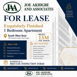 1 bedroom House for rent South West Ikoyi Off Awolowo Road, Ikoyi, Lagos Ikoyi S.W Ikoyi Lagos