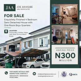 4 bedroom House for sale Victoria Bay 2 Estate Osapa, Lekki Near Pinnock Beach Estate Osapa london Lekki Lagos