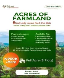 Land for sale Ado Awaye, Iseyin Oyo