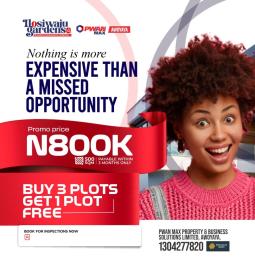 Land for sale Erido, Odeomi, LaCampaigne Tropicana Ibeju-Lekki Lagos