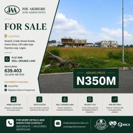 Land for sale Road 8, Creek Haven Estate, Harris Drive, Off Lekki Epe Express Way, Lagos Lekki Lagos