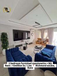 3 bedroom House for rent Richmond Estate Ikate Lekki Lagos