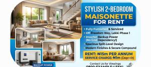 2 bedroom House for rent Off Freedom Way Lekki Freedom Way Lekki Lagos