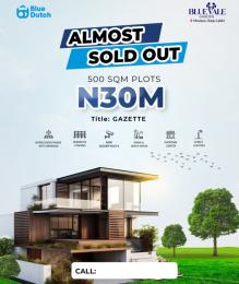 Land for sale Moseyo/ Blue Vale Garden, Ibeju-Lekki Lagos