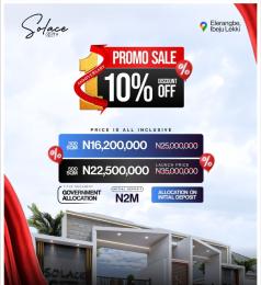 Land for sale Eleranigbe/ Solace City Estate/ Dagote Refinery, Eleranigbe Ibeju-Lekki Lagos