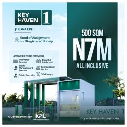 Land for sale Key Haven Phase 1 Close To Yaba Tech And Caleb University Epe Resort With Alaro City Epe Road Epe Lagos