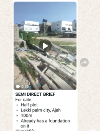 Land for sale Lekki Palm City Ado Ajah Lagos
