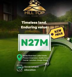 Land for sale Ozalla, 4conner Junction By Riverview Lolite Estate, Nkanu Enugu