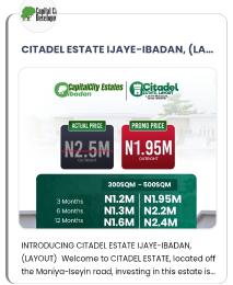 Land for sale Ibadan Oyo