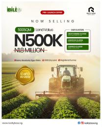 Land for sale Ibile Farm City, Abeokuta Ogun