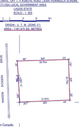 Land for sale Hakeem Dickson Lekki Phase 1 Lekki Lagos