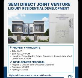 Land for sale Peace Garden Estate By Lbs Along Lekki Epe Expressway, Sangotedo Lagos