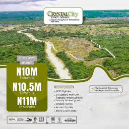 Land for sale Ogbaku/ Crystal City Estate/ Owerri Onitsha Road Owerri Imo
