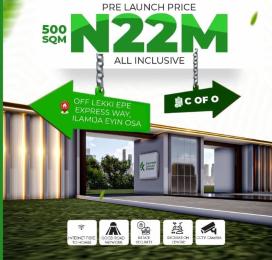Land for sale Off Lekki Epe Expressway, Ilamija Eyin Osa, Ibeju-Lekki Lagos