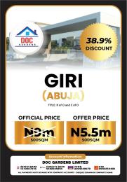 Land for sale Giri Gwagwalada Abuja