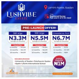 Land for sale Lamini Apete/ Lushville Estate/ Apete Ibadan Oyo