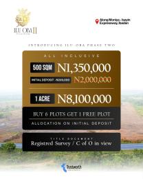 Land for sale Moniya Road | Trusthworth Estate | Cocoa House, Moniya Ibadan Oyo