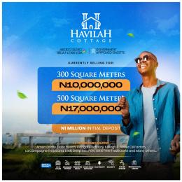 Land for sale Akodo/ Havilah Cottage Estate/ Akodo General Hospital Free Trade Zone Ibeju-Lekki Lagos