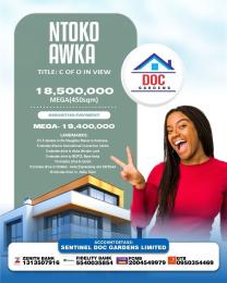 Land for sale Doc Gardens Ntokor Awka South Anambra