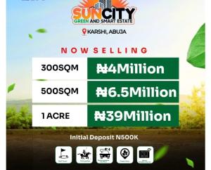 Land for sale Karshi Central Area Abuja