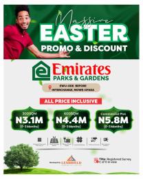 Land for sale Ewu Ode/ Emirates Park & Garden Estate/ Before The Interchange Mowe Ofada Axis Mowe Obafemi Owode Ogun