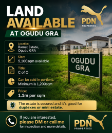 Land for sale Ogudu Gra Ramat... It Can Be Sold In Portion Ogudu GRA Ogudu Lagos
