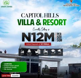 Land for sale Obeagu Uno,/ Capitols Hills Villa/ Akwunanau, Enugu Enugu
