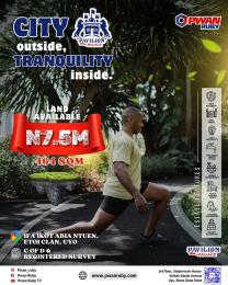 Land for sale Ifa Ikot Abia Ntuen, Etoi Clan Uyo Uyo Akwa Ibom