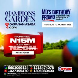 Land for sale Asaba International Airport Okpanam City Gate Wichtech Industries Okpanam, Asaba Delta