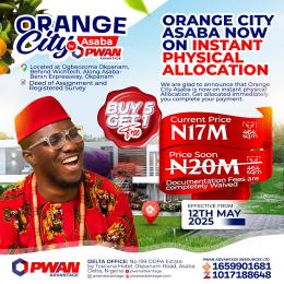Land for sale Ogbeozoma Okpanam, Behind Wichtech, Along Asaba Benin Expressway, Okpanam, Asaba Asaba Delta