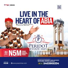 Land for sale 2 Mins Drive From Ubakala Junction, Umuahia. ?? Peridot Estate Umuahia Phase I ?? Jamb Abia State Headquarters. ?? Nigeria Immigration Service Abia State Headquarters. ?? Nigeria Correctional Center Administrative Block ?? Hartland Construction Company Umuahia South Abia
